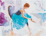 Dievča baletkou, 80 × 100 cm, bez rámu a bez napnutia plátna - Maľovanie podľa čísel