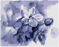 Jarní nádech šeříků, 80×100 cm, bez rámu a bez vypnutí plátna - Painting by Numbers