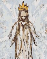 Ježíš (Haley Bush), 80×100 cm, vypnuté plátno na rám - Painting by Numbers