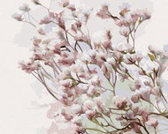 Blooming Magnolias, 80×100 cm, off canvas on frame - Painting by Numbers