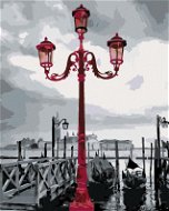 Lampa v Benátkách, 80×100 cm, vypnuté plátno na rám - Painting by Numbers
