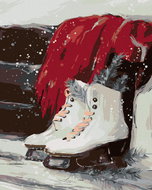 Ice skates - Painting by Numbers