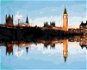 Londýn v odraze, 80×100 cm, vypnuté plátno na rám - Painting by Numbers