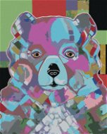 Medvídek (Jonna James), 40×50 cm, bez rámu a bez vypnutí plátna - Painting by Numbers