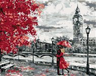 Milující pár v Londýně - Painting by Numbers
