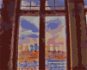 New York za okny, 80×100 cm, bez rámu a bez vypnutí plátna - Painting by Numbers
