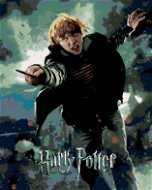 Plagát Harry Potter a relikvia smrti Ron, 40 × 50 cm, plátno napnuté na rám - Maľovanie podľa čísel