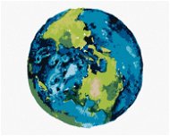 Planéta Zem, 80 × 100 cm, plátno napnuté na rám - Maľovanie podľa čísel