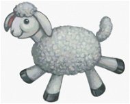 Plyšová ovečka (Sue Ellen Brown), 80×100 cm, bez rámu a bez vypnutia plátna - Maľovanie podľa čísel