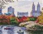 Jesenný New York, 80 × 100 cm, bez rámu a bez napnutia plátna - Maľovanie podľa čísel