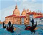 Pohľad z gondol na Benátky, 80×100 cm, bez rámu a bez vypnutia plátna - Maľovanie podľa čísel