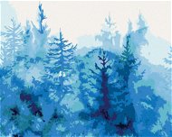 Ruský les, 80×100 cm, bez rámu a bez vypnutí plátna - Painting by Numbers
