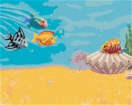 Rybičky volajúce na kamaráta (Sue Ellen Brown), 80 × 100 cm, bez rámu a bez napnutia plátna - Maľovanie podľa čísel