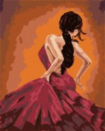 Tanečnice tančící flamenco, 80×100 cm, bez rámu a bez vypnutí plátna - Painting by Numbers