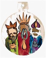 Traja králi (Haley Bush), 80 × 100 cm, bez rámu a bez napnutia plátna - Maľovanie podľa čísel