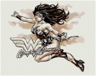 Wonder Woman černobílý plakát iv - Painting by Numbers