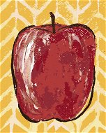 Zátiší jablko II (Haley Bush), 80×100 cm, vypnuté plátno na rám - Painting by Numbers