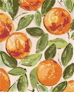 Zátišie pomaranče (Haley Bush), 80 × 100 cm, bez rámu a bez napnutia plátna - Maľovanie podľa čísel