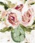 Zátiší růže ve váze (Haley Bush), 80×100 cm, bez rámu a bez vypnutí plátna - Painting by Numbers
