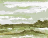 Zelená krajina (Haley Bush), 40×50 cm, bez rámu a bez vypnutia plátna - Maľovanie podľa čísel
