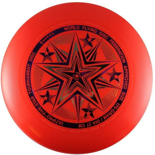 UltiPro FiveStar červené - Frisbee - Hlavný obrázok