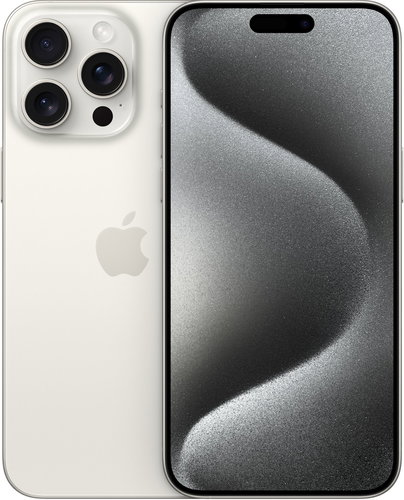 iPhone 15 Pro Max 512GB fehér titán - Mobiltelefon - Fő fotó