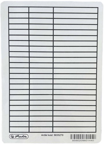 HERLITZ Homework Helper for A5 Notebook, PE, Lined/Squared - Template - Main image
