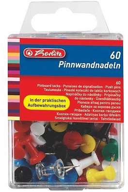 HERLITZ hirdetőtáblára, színkeverék, 60 db