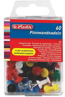 HERLITZ for bulletin board, mix of colours - pack of 60 pcs - Pins