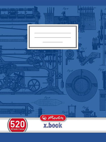 HERLITZ 520 bezdřevý, čistý - balení 3 ks - Exercise Book - Main image