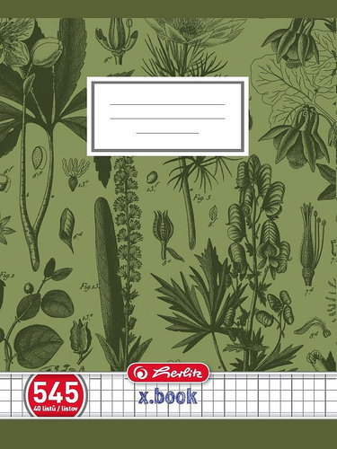 HERLITZ 545 bezdřevý, čtverečkovaný - balení 3 ks - Exercise Book - Main image