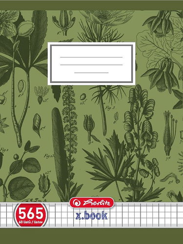 HERLITZ 565 bezdřevý, čtverečkovaný - balení 3 ks - Exercise Book - Main image