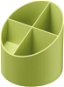 HERLITZ Round, 4 Compartments, Green - Pencil Holder