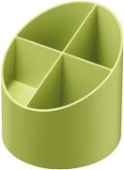 HERLITZ okrúhly, 4 priehradky, zelený - Stojanček na perá