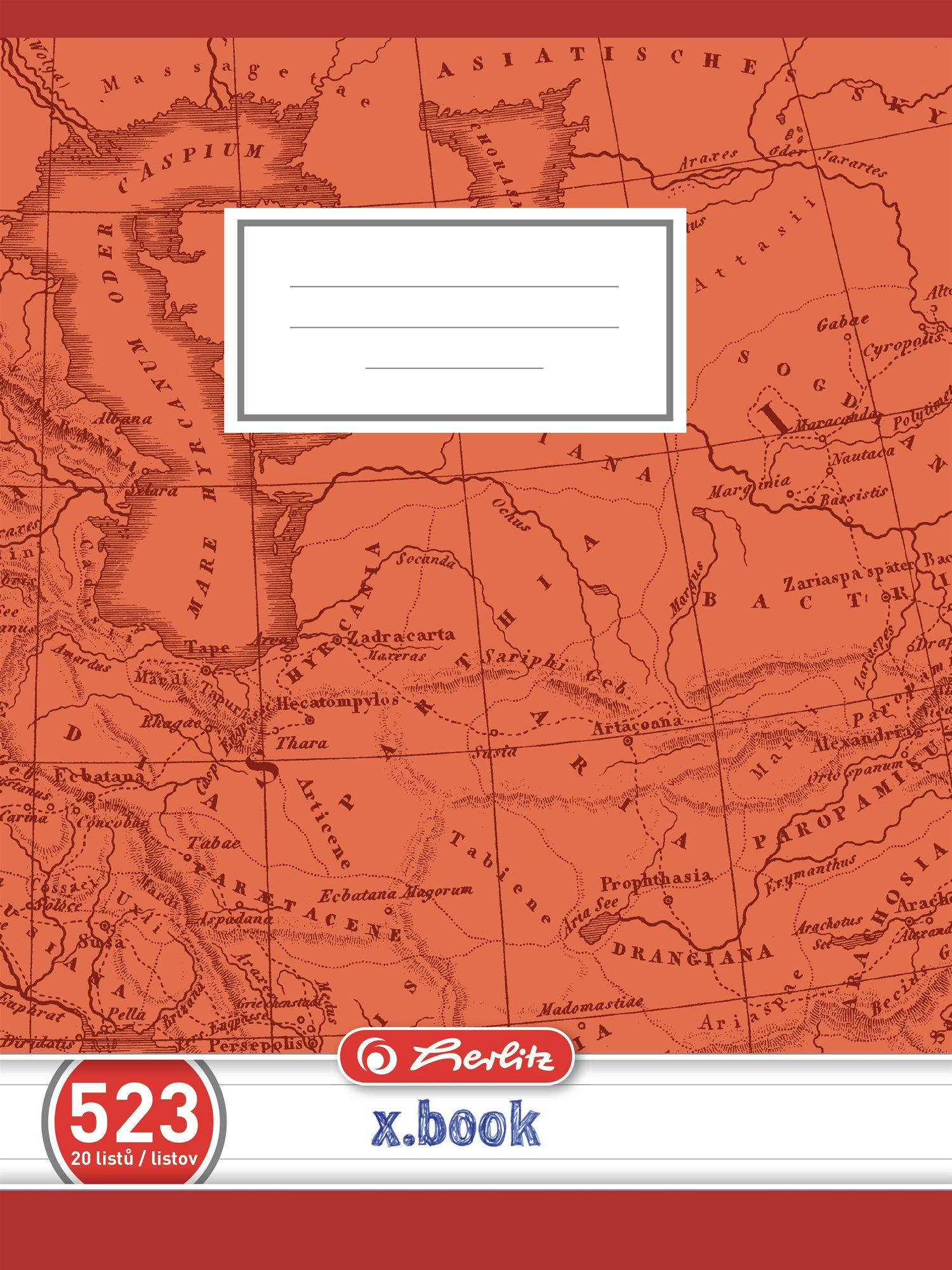 HERLITZ 523 A5, vonalas, 20 lap
