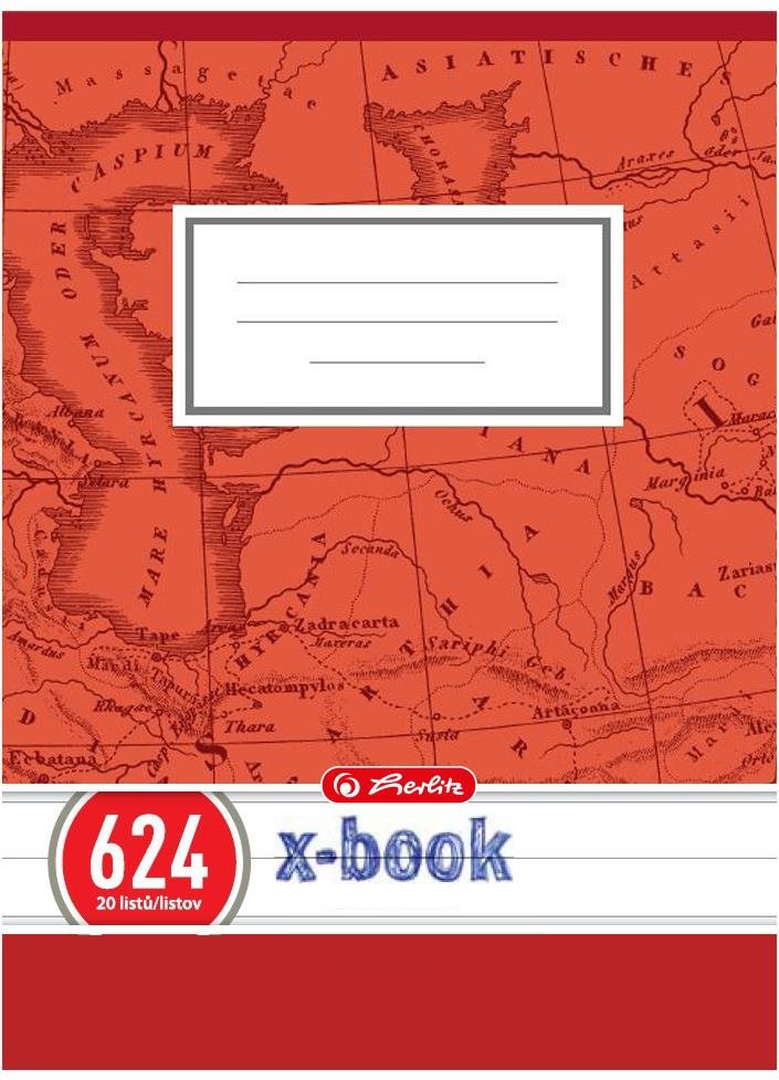 HERLITZ 624 A6, vonalas, 20 lap