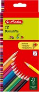 HERLITZ Buntstifte dreieckig - lackiert - 12 Farben - Buntstifte