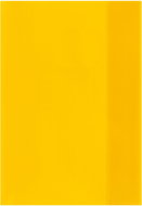 HERLITZ A5 / 90 mic, yellow, 1 piece - Notebook Cover