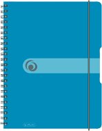 HERLITZ A4, 80 sheets, square, spiral, dark blue - Notepad