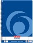 HERLITZ A4, 80 sheets, lined, spiral, College, blue - Notepad