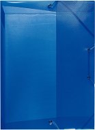 HERLITZ A4 40 mm, with rubber, blue - Document Box