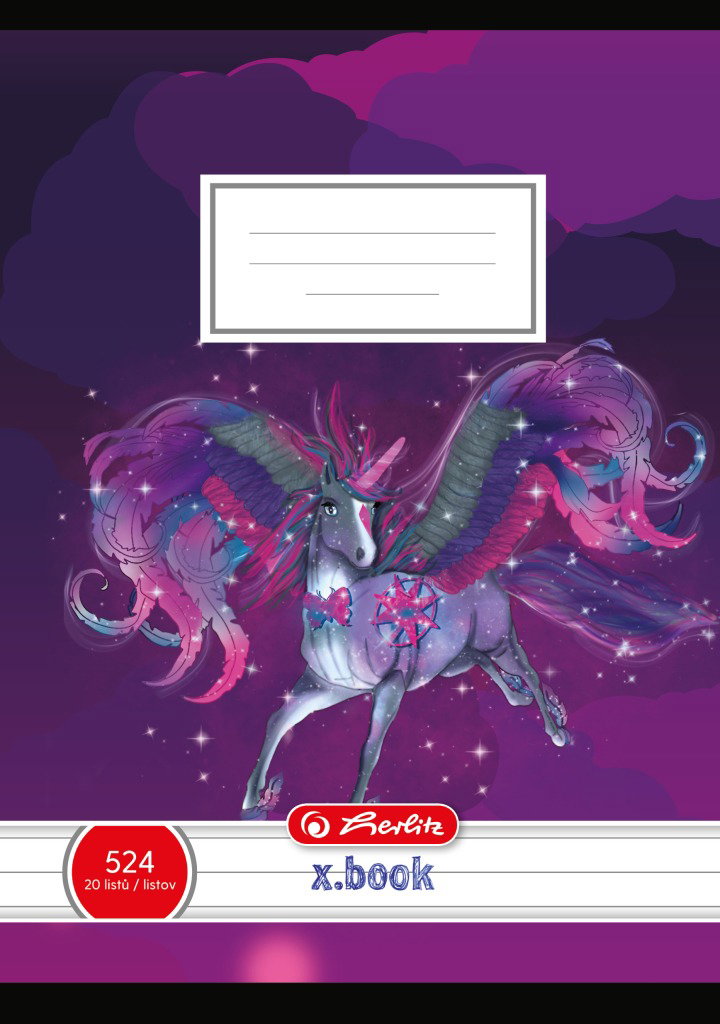 Herlitz 524 MIX lányoknak, vonalas