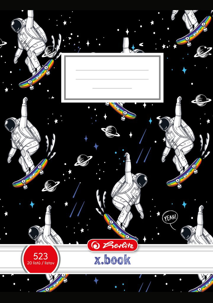 Herlitz 523 MIX fiúknak, vonalas