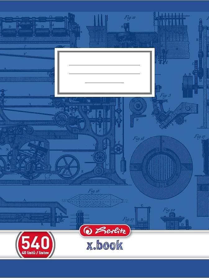 Herlitz 540 famentes, sima