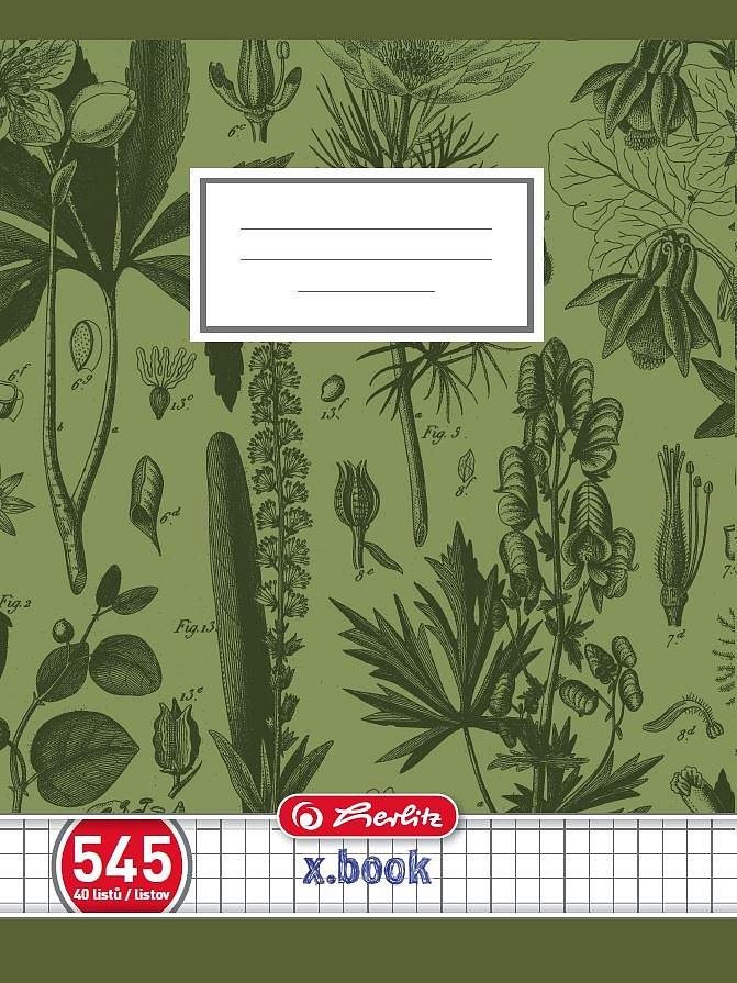 Herlitz 545 famentes, kockás