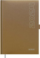 Herlitz A5 denní metalický zlatý - Diář