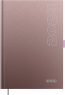Herlitz A5 denní metalický růžový - Diář