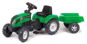  Tractor Ranch Green with detachable trolley  - Pedal Tractor 