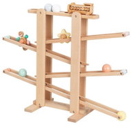 eliNeli Wooden ball track XL with train - Ball Track