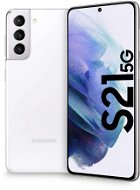 Samsung Galaxy S21 5G, 128GB, Fantomfehér - Mobiltelefon